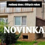 Na predaj príjemný priestranný rodinný dom z 80tych rokov